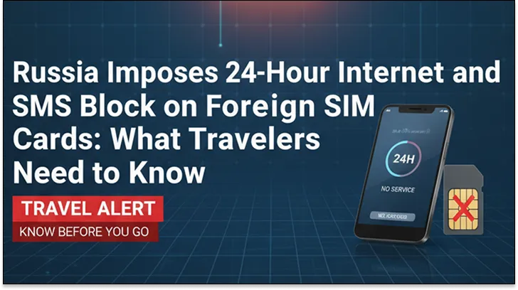Russia Imposes 24-Hour Internet and SMS Block on Foreign SIM Cards: What Travelers Need to Know